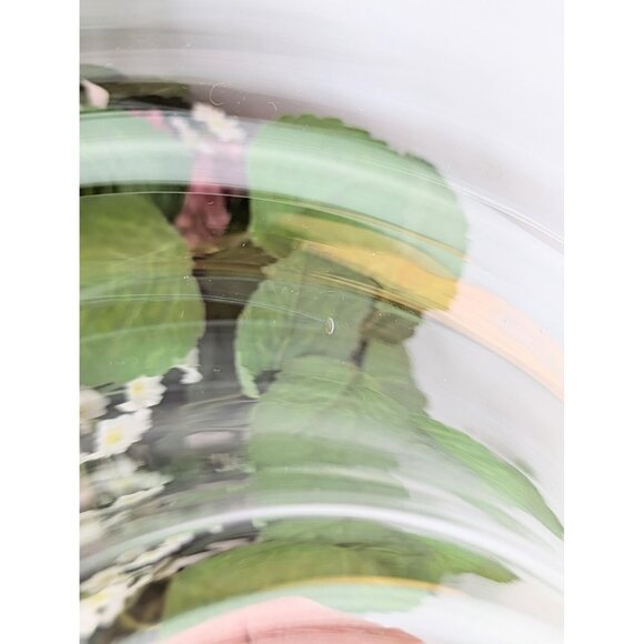 Vintage Princess House Heritage Chip and Dip Bowl Large Clear Glass Serving Bowl - Picture 6 of 7